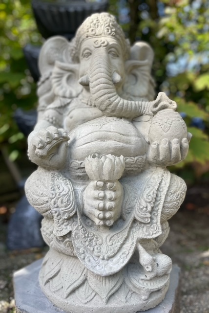Kneden Vuil Observeer Ganesha Beeld Lotus 65 cm
