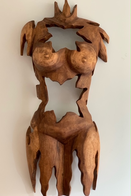 Abstract Body 'Woman' Wood 80 cm