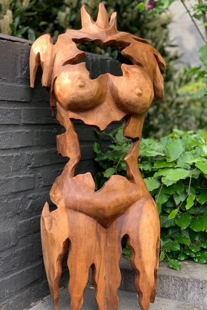 Abstract Body 'Woman' Wood 80 cm