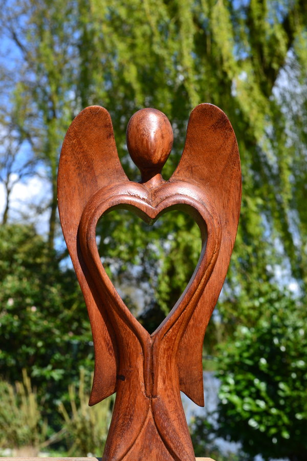 Angelheart Houten Beeld 30 cm