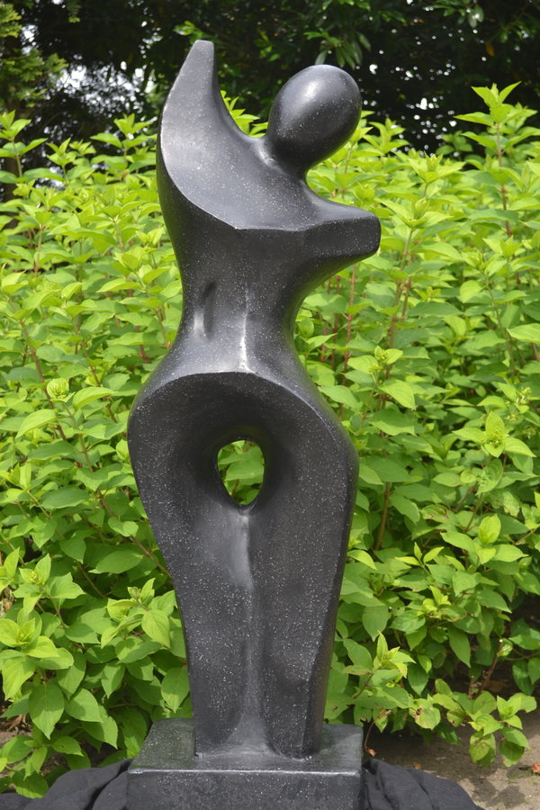 Abstract Tuinbeeld Pose Zwart 103 cm