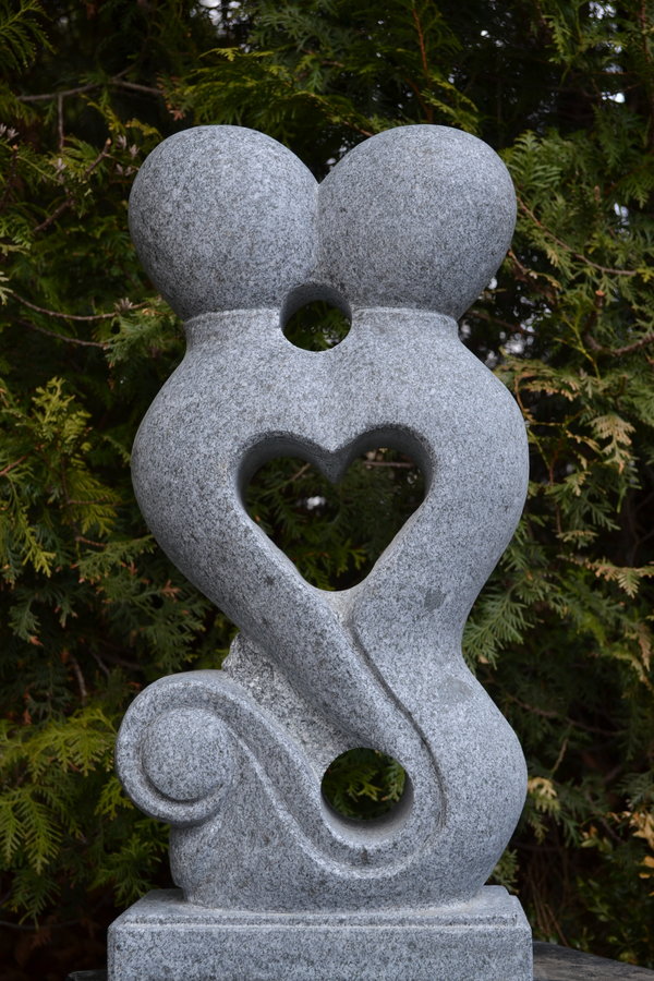 Abstract Beeld Love-Art Graniet 63 cm