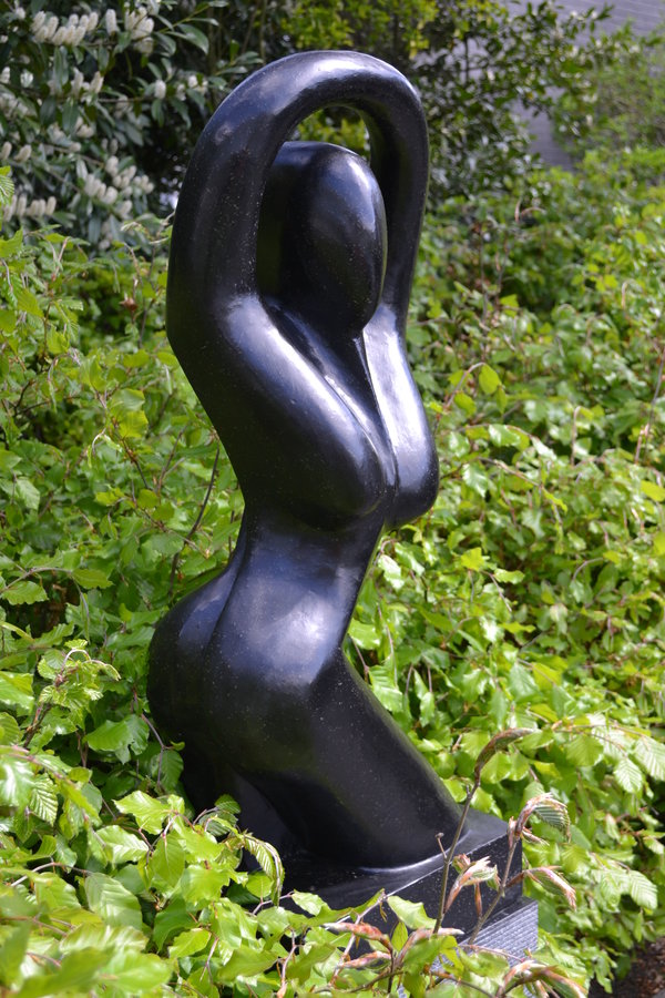 Abstract Tuinbeeld 'Lady Dancing' Zwart 100 cm