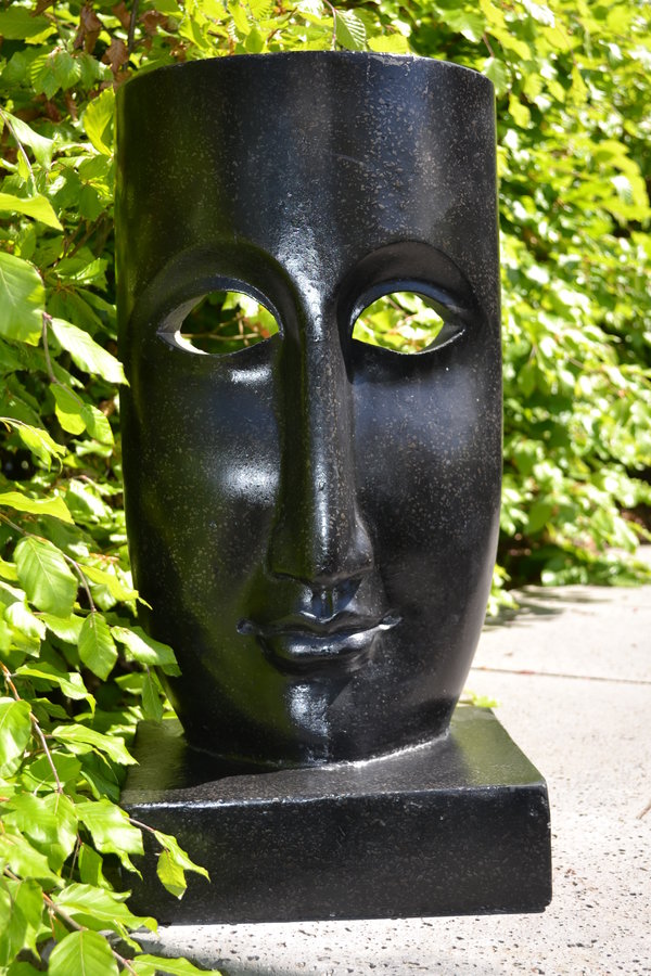 Masker Beeld Abstract Zwart 60 cm