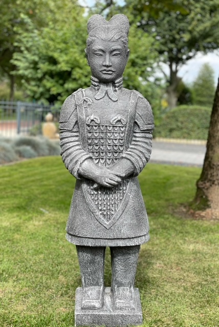 Chinese Krijger Tuinbeeld 130 cm