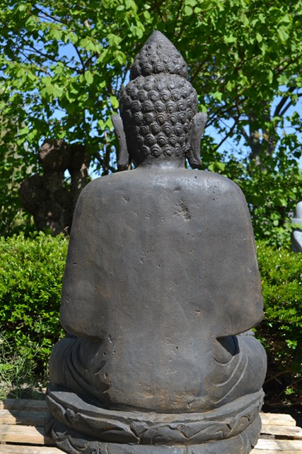 Boeddha Beeld Dhyana Mudra Groensteen 90 cm