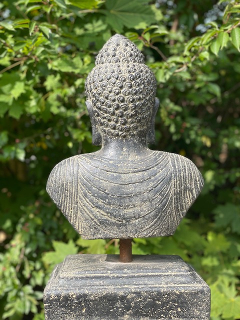 Boeddha Torsobeeld op statief  55 cm