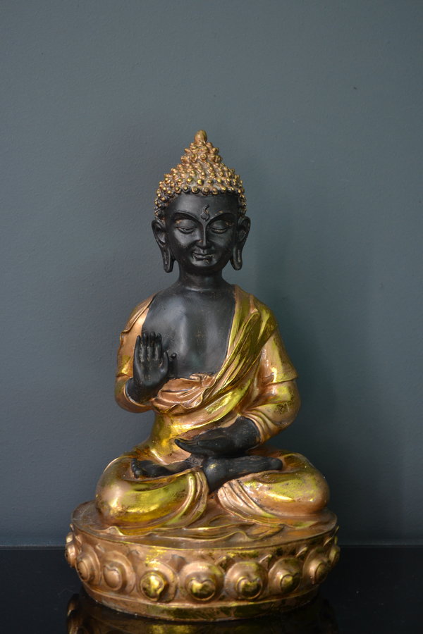 Boeddhabeeld Blessing Gold 30 cm