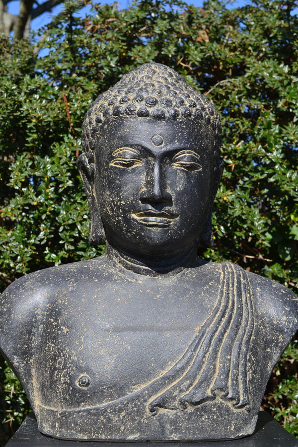 Tuinbeeld Boeddha Buste 55 cm