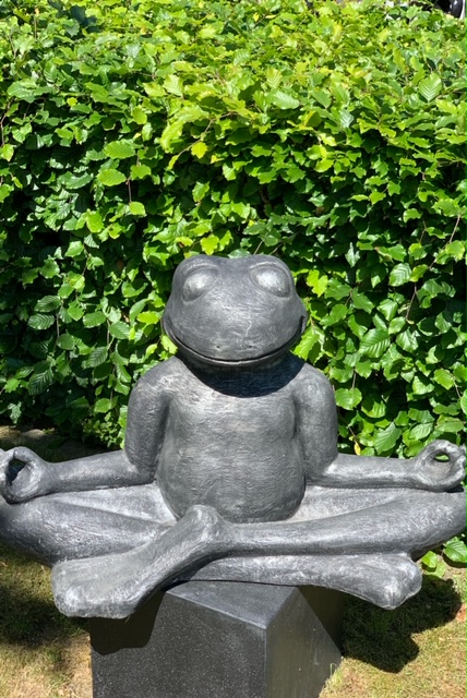 Beeld Meditating Happy Frog 63 cm