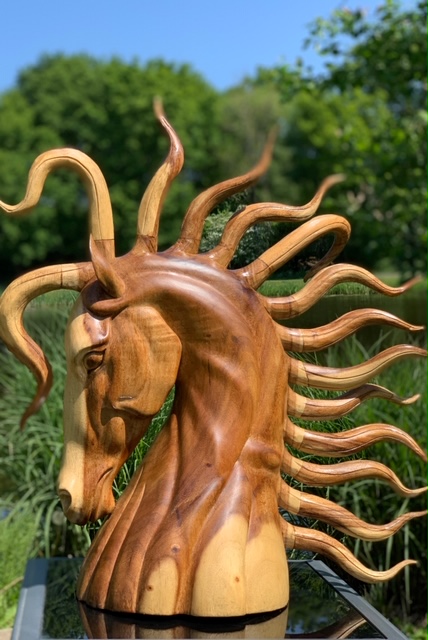 Magical Unicorn Wooden Art 75 cm