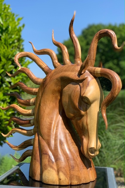 Magical Unicorn Wooden Art 75 cm