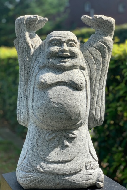 Hotai Happy Boeddha Beeld Graniet 50 cm