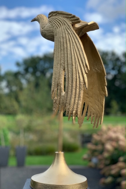 Paradijsvogel Beeld Goldmetal 57 cm